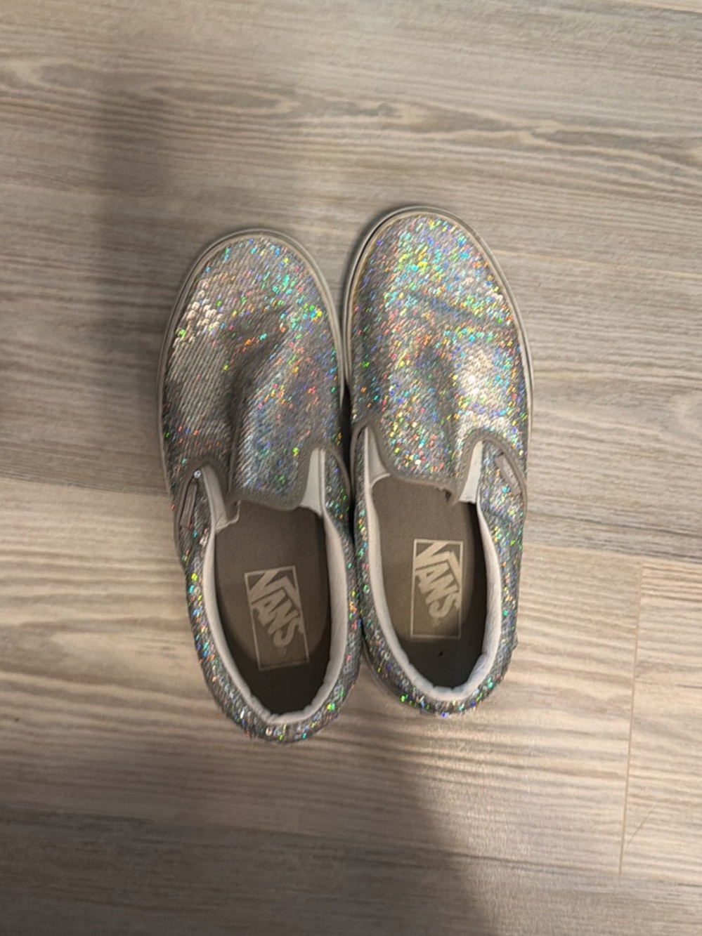 Women’s sequin vans